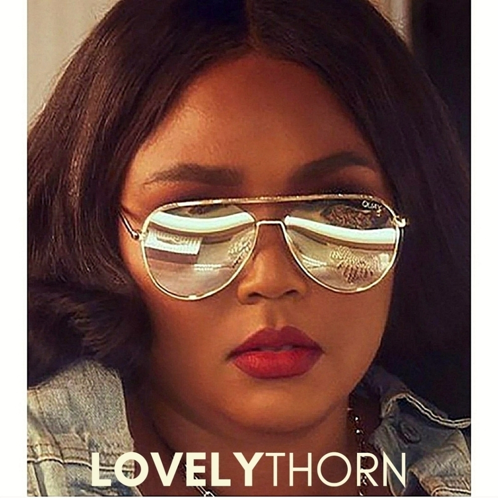 ❤️SOLD❤️ QUAY // ltd ed lizzo collaboration gold mirror ornate gold frame - Picture 3 of 16